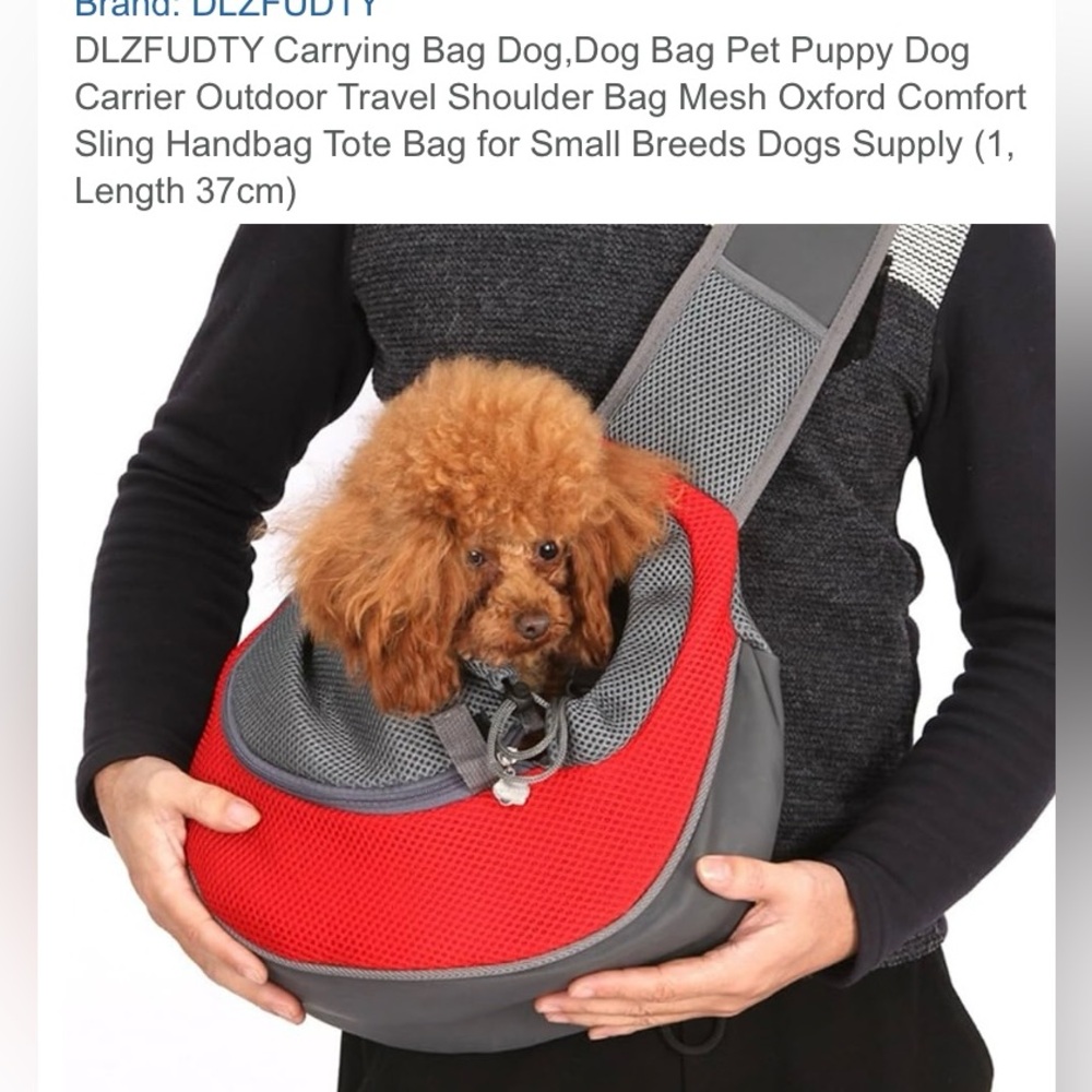 Pet Dog Sling Carrier Bag for Small Dogs Puppy Cat Sling Backpack - Brand New
